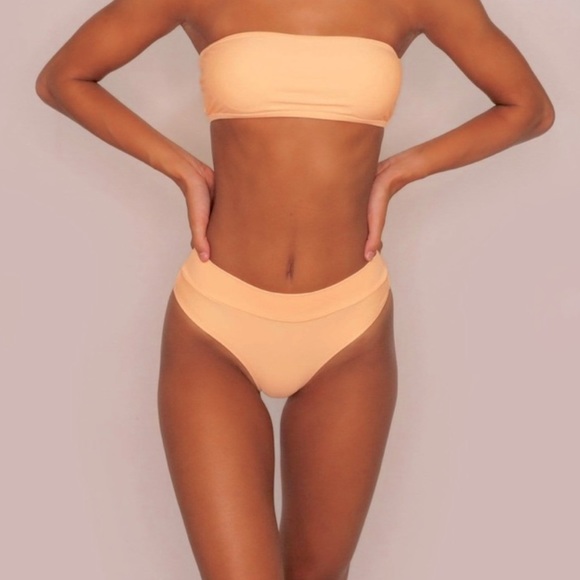 Aurelle Peach creamsicle Bikini Set - Picture 3 of 6